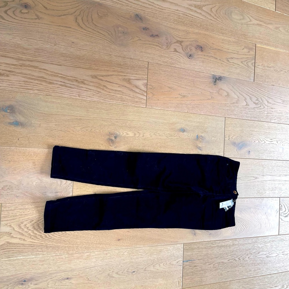 Jacadi Paris girls blue velvet pants size 12. With tags never worn brand new